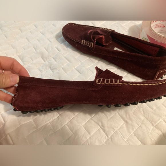 Manolo blahnik driving loafers in deep burgundy - Picture 10 of 12